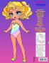 VALENTINA and the UNICORN: Activity Book for Girls ages 4-8: BLACK AND WHITE book. Paper Doll with the Dresses Mazes Color by Numbers Match the ... Differences Trace Find the Word and More!