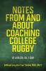 Notes from and about Coaching College Rugby