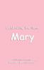 Celebrating the Name Mary