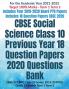 CBSE Social Science Class 10 Previous Year 18 Question Papers 2020 Questions Bank : CBSE SST PYQ Class 10 Series: 2019-20 PYQs Grade 10 Boards Term 1 Term 2