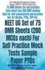 Neet Ug Set Of 75 Omr Sheets (200 Mcqs Each) For Self Practice Mock Tests Sample Paper Pyqs: Neet Dpp Previous Year Test Series Medical Entrance Nta Exam