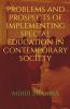 Problems And Prospects Of Implementing Special Education In Contemporary Society