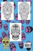 Sugar Skull Coloring Book For Grown-Ups: Easy And Challenging Designs To Color Pages For Relaxation Stress Relief And Color Therapy