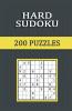 Hard Sudoku 200 Puzzles: Hard Sudoku one puzzle per page
