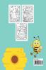 Honey Bee Coloring Book For Kids : Cute easy coloring book of bees and beehives perfect for kids