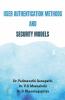 User Authentication Methods And Security Models