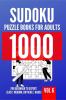 1000 Sudoku Puzzle Books For Adults | For Beginner To Expert (Easy Medium Difficult Hard) | Vol 6