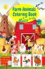 Farm Animals Coloring Book for Kids ages 2-5 & Mazes : Activity Book for Kids : Handwriting & Coloring Book