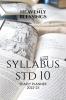 SYLLABUS STD 10 : YEARLY PLANNER FOR ACADEMIC YEAR 2022-23