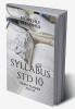 SYLLABUS STD 10 : YEARLY PLANNER FOR ACADEMIC YEAR 2022-23