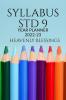 SYLLABUS STANDARD 9 : YEARLY PLANNER FOR ACADEMIC YEAR 2022-23
