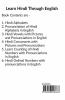 Learn Hindi Through English : Hindi Alphabets and Hindi Numbers for Beginners