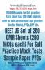 Neet Ug Set Of 250 Omr Sheets (200 Mcqs Each) For Self Practice Mock Tests Sample Paper Pyqs : Neet Dpp Previous Year Test Series Medical Entrance Nta Exam