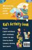 Kid's Activity Book : Puzzles | English & Math worksheets | Connect the dots | Colouring sheets | Symmetry drawing | Word search