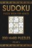 Sudoku 200 Hard Puzzles Volume 6 : Puzzle Book For Adults