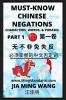 Must-know Mandarin Chinese Negations (Part 1) -Learn Chinese Characters Words & Phrases English Pinyin Simplified Characters