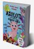 Axolotl Scissor Skills : Color and Cut Activity Book for Kids Ages 4-8 Fun and Cute Salamanders for Toddlers