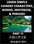Learn Simple Chinese Characters Words Sentences and Phrases (Part 11)