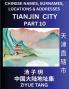 Tianjin City Municipality (Part 10)- Mandarin Chinese Names Surnames Locations & Addresses Learn Simple Chinese Characters Words Sentences with Simplified Characters English and Pinyin