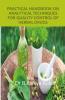 Practical Handbook On Analytical Techniques For Quality Control Of Herbal Drugs