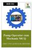 Pump Operator cum Mechanic MCQ : Objective Question Answers