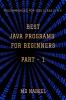 Best Java Programs For Beginners : Part - I