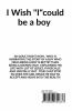 I Wish "I"could be a boy