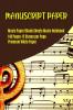 Manuscript Paper : Musician’s Manuscript Book / Blank  Sheet Music Notebook / Wide Staff Blank Piano Manuscript Paper / 12 Staves Per Page/85&quot;x11&quot;-148 pages