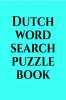 Dutch word search puzzle book