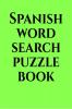 Spanish word search puzzle book