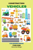 Construction Vehicles Coloring Book for Kids Ages 3-8: The Ultimate Construction Coloring Book with 50 Designs of Big Trucks Cranes Tractors Diggers | A Fun Coloring and Activity Book with Big T...
