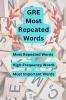 GRE Most Repeated Words (Updated 2023 840 Important Vocabulary Words)