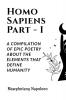 HOMO SAPIENS - I : A COMPILATION OF EPIC POETRY ABOUT THE ELEMENTS THAT DEFINE HUMANITY