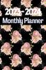 2023-2024 Monthly Planner with Rose Cover for Women: 2 Years Journal for Women
