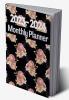 2023-2024 Monthly Planner with Rose Cover for Women: 2 Years Journal for Women