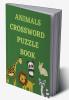ANIMALS CROSSWORD  PUZZLE  BOOK / पशु क्रॉसवर्ड पहेली बुक