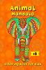Animal Mandala Coloring Book for Kids : Relaxed coloring book for kids ages 8 and up for girls boys and teens with 50 animal mandalas suitable coloring pencils and markers.