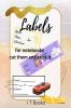 Labels for notebook three different kinds of labels. I T Books