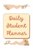 Daily Student Planner: Priorities - Assignment - Today's schedule - Notes / Students / School and Education - 100 Pages - Large (8.5 x 11 inches)