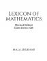 Lexicon of Mathematics (Revised Edition) : Class 2nd to 10th
