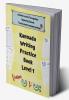 Kannada Writing Practice Books Level 1 : Kannada Writing Practice Books For Kindergarten Age 3 Level One Kannada Copy Writing Book Kannada Alphabets Tracing and Freehand Writing