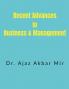 Recent Advances in Business & Management