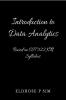 Introduction to Data Analytics : Based on CST 322 Ktu syllabus