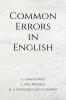 Common Errors in English