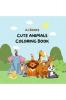 Cute animals coloring book