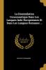 Dissimilation Consonantique Dans Les Langues Indo-Europeennes Et Dans Les Langues Romanes ...