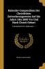 Kalender-Compendium Der Christlichen Zeitrechnungsweise Auf Die Jahre 1 Bis 2000 Vor Und Nach Christi Geburt