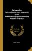 Beitrage Zur Mikroskopischen Anatomie Und Entwicklungsgeschichte Der Rochen Und Haie