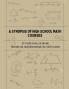 Synopsis of High School Math Courses