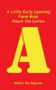 Little Early Learning Poem Book About the Letter A